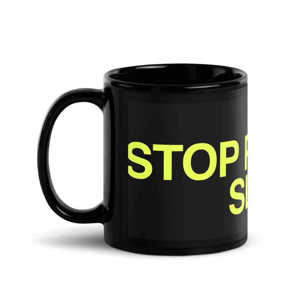 STOP POSTING SLOP mug